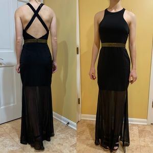 Black cocktail dress